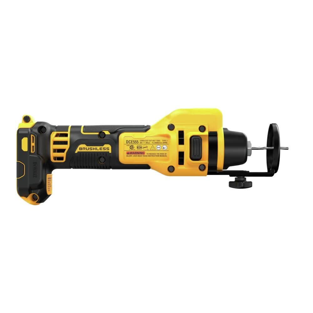 DEWALT 20V MAX XR Brushless Drywall Cut-Out Tool Bare (DCE555B)