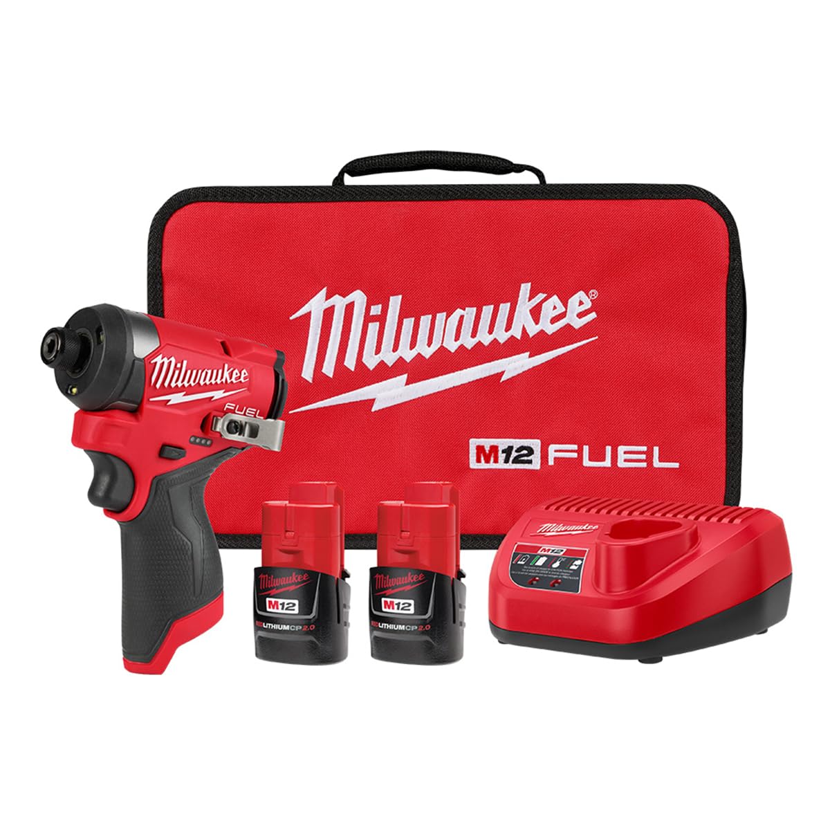 Milwaukee M12 FUEL 1/4" Hex Impact Driver Kit – Model 3453-22