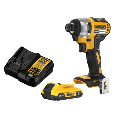 DEWALT 20V MAX 1/4 In. Brushless Impact Driver, Battery Included (DCF787D1)