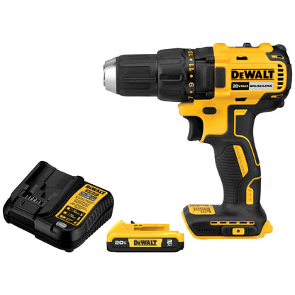 DEWALT 20V MAX Brushless Cordless Drill Driver, 1/2 In. (DCD777D1)