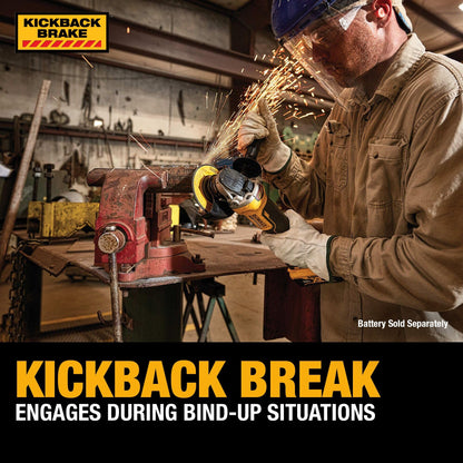 DEWALT 20V MAX 4-1/2 In Brushless Angle Grinder Bare Tool (DCG413B)