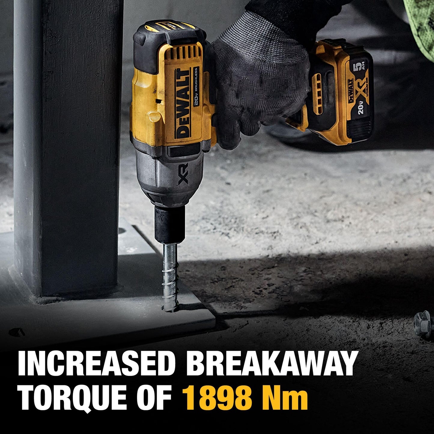 DEWALT 20V MAX Brushless 1/2 In. High Torque Impact Wrench (DCF900P1)