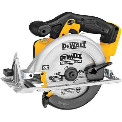 DEWALT 20V MAX 6-1/2 In. Cordless Circular Saw, Bare Tool (DCS391B)