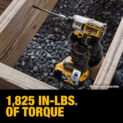 DEWALT 20V MAX XR 1/4 In Brushless 3-Speed Impact Driver (DCF845B)