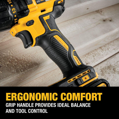 DEWALT 20V MAX Brushless Cordless Drill Driver, 1/2 In. (DCD777D1)