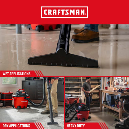 CRAFTSMAN 16 Gallon 6.5 Peak HP Wet Dry Shop Vacuum