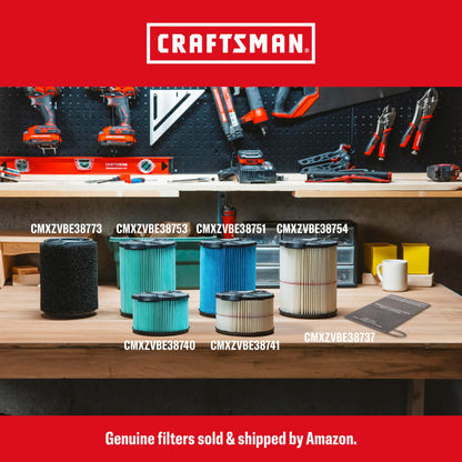 CRAFTSMAN 16 Gallon 6.5 Peak HP Wet Dry Shop Vacuum